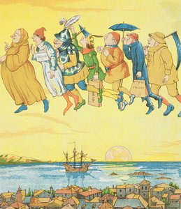 Dagen van de Week, illustratie uit Rumpelstiltskin