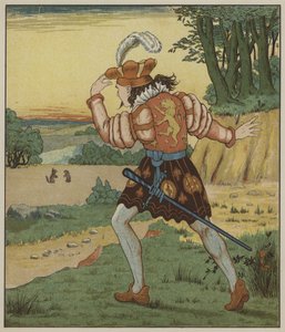 Illustratie voor Repelsteeltje door de Gebroeders Grimm