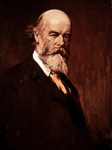 Portret van Sir Oliver Joseph Lodge