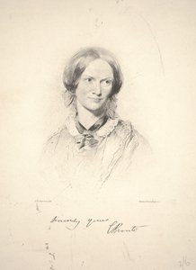 Charlotte Brontë, gegraveerd door Walker & Boutall door George Richmond