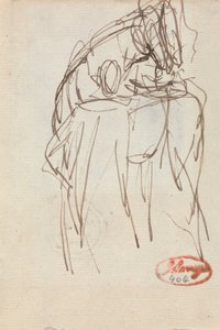 Een man met een paard, mogelijk Ward Thomas door George Romney