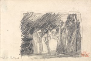 Geboorte van de mens door George Romney