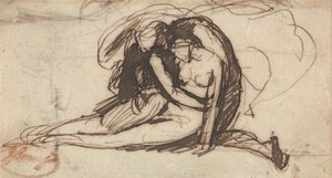 Caladon en Amelia (Zogenaamd) door George Romney