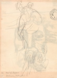 Gemaskerde figuur springt door George Romney