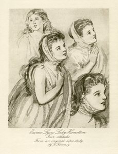Emma Lady Hamilton door George Romney