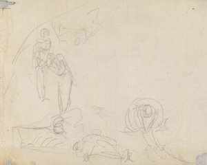 Figuur Samenstellingsstudie 16 door George Romney