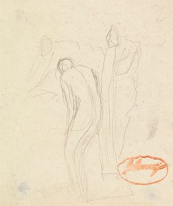 Figurencompositie Studie 1 door George Romney