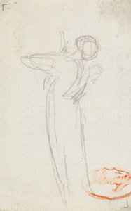 Figurenstudie Elf door George Romney