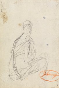 Figurenstudie van een vrouw