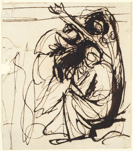 Groep van lijdende figuren door George Romney