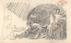 Howard op bezoek in de gevangenis door George Romney