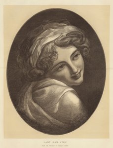 Lady Hamilton door George Romney