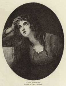 Lady Hamilton door George Romney