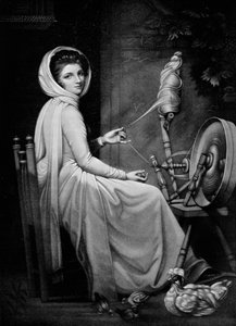 Lady Hamilton als De Spinster, ca. 1782, 1912