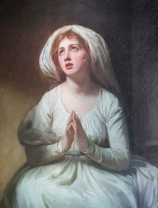 Lady Hamilton in gebed door George Romney