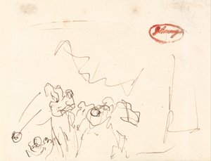 Losjes beschreven figuren door George Romney