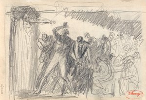 MacBeth: Banketscène door George Romney