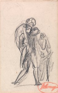 Vluchtelingen Groep door George Romney