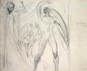 Satan, Zonde en Dood door George Romney