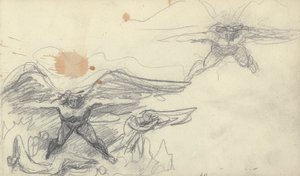 Schetsboek Tekening door George Romney