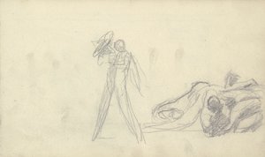 Schetsboektekening door George Romney