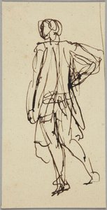 Staand mannelijk figuur door George Romney