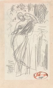 Staande vrouw door George Romney