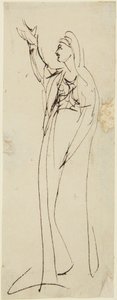 Studie voor Mater Dolorosa door George Romney