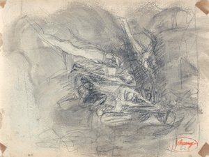 Verzoeking van Christus door George Romney