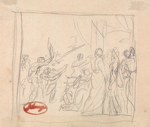 De misgelopen croquetwedstrijd door George Romney