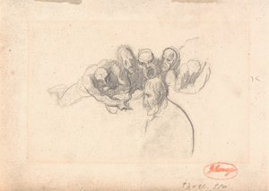 De verzoeking van Christus door George Romney