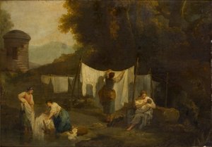 De bleekvelden Boeren wassen linnen, 1754-1802