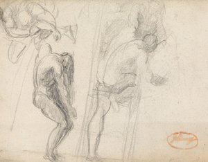 Twee figuurstudies door George Romney