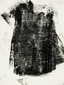 Etherische afdruk, 2024 (acryl op doek) door George Rosaly