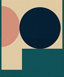 Gefragmenteerde harmonie, 2025 (acryl op doek)
