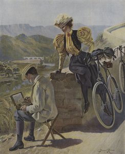 Kunst en Fietsen door George Roux