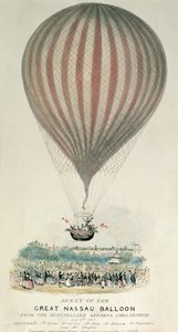 Beklimming van de Grote Nassau Ballon, Montpellier Gardens, 3 juli 1837