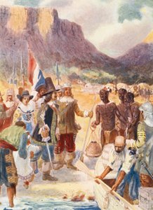 De landing van Van Riebeck door George Salisbury Smithard