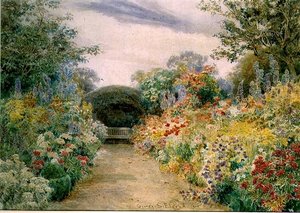 Zomerbloemen, Ramscliffe door George Samuel Elgood