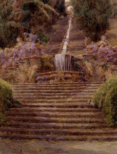 De Waterval, Villa Cicogna door George Samuel Elgood