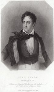 Portret van Lord Byron door George Sanders