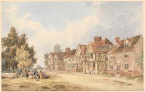 Het dorp Chiddingstone, Kent