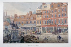 Charing Cross, Westminster, Londen, 1807 door George Shepherd