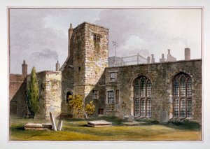 Uitzicht op de Savoy Chapel, Savoy Palace, Westminster