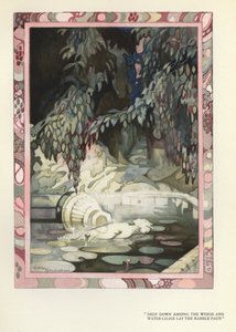 Illustratie voor The Happy Hypocrite door Max Beerbohm