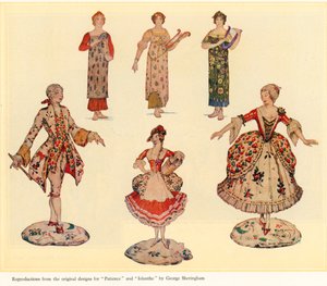 Originele ontwerpen voor Geduld en Iolanthe door George Sheringham