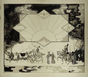 Het Paneel van de Mabinogian, nr. 10 door George Sheringham