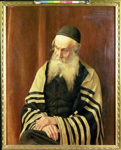 Een Asjkenazische rabbi van Jeruzalem door George Sherwood Hunter