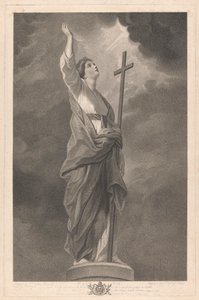 Westelijk Raam van de Kapel, New College Oxford: De Deugden - Geloof