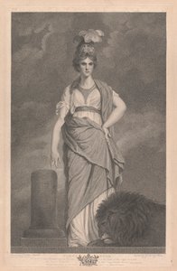 Westelijk raam van de kapel, New College Oxford: De deugden - Fortitude